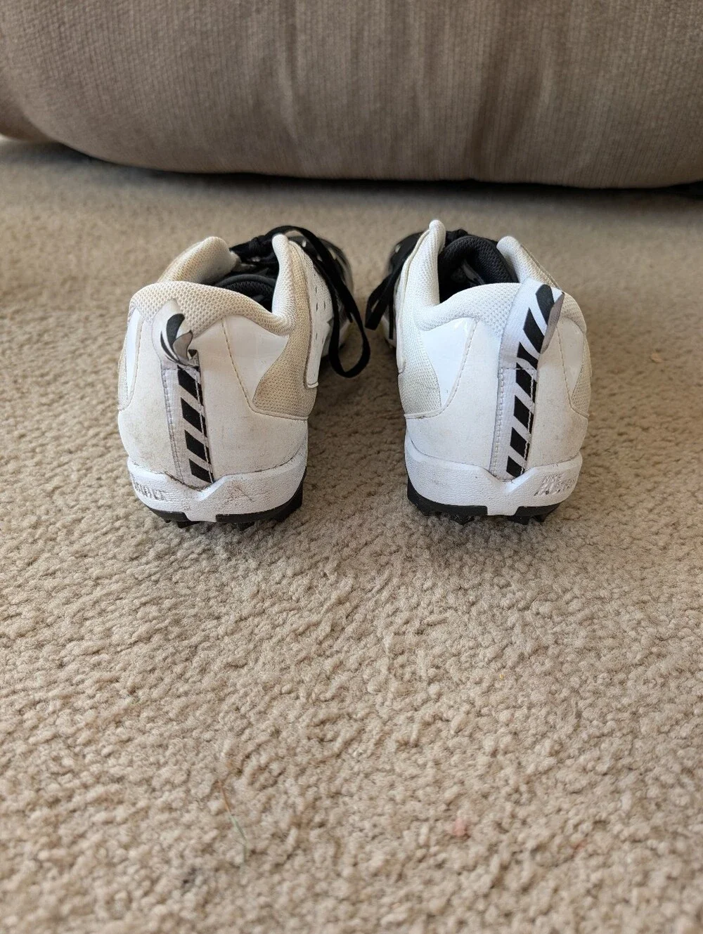 Nike Mens Vapor Baseball Cleats - Black, White & Yellow